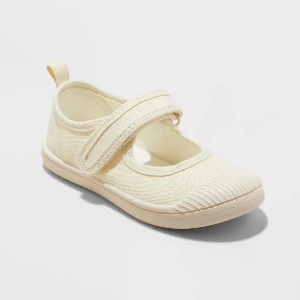 Baby Girls Cat & Jack Marina Mary Jane Sneakers Gold Size‎ 5T |New With Tags